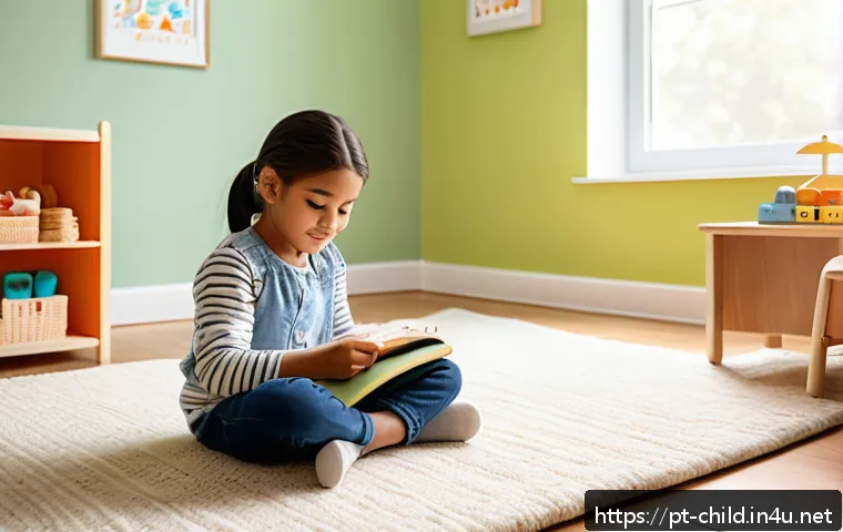 아동상담사 업무 환경 - A warm, inviting therapy room designed for children, featuring soft pastel-colored walls, comfortabl...